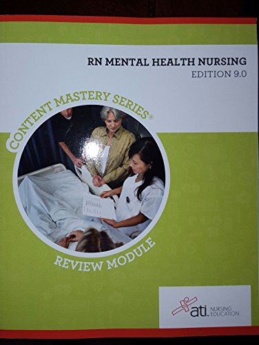 Stock image for RN Mental Health Nursing Edition 9. 0 for sale by SecondSale