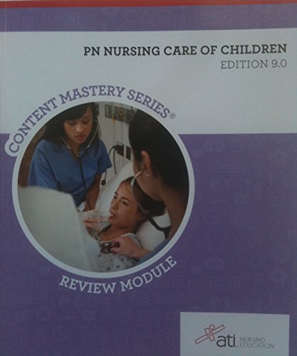 Stock image for PN Nursing Care of Children Edition 9.0 Content Mastery Series Review Module for sale by Goodwill Books