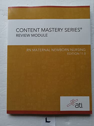 Stock image for Content Mastery Series Review Module RN Maternal and Newborn Nursing Edition 11.0 for sale by SecondSale