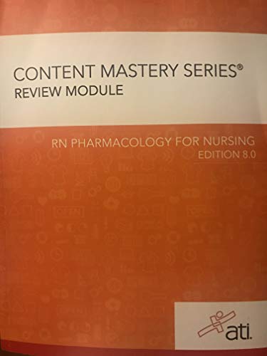 Imagen de archivo de RN Pharmacology for Nursing Edition 8. 0 a la venta por ICTBooks