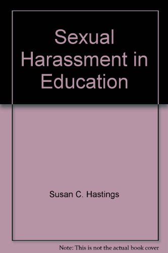 Beispielbild fr Sexual Harassment in Education zum Verkauf von Better World Books