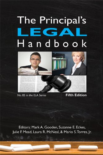 Beispielbild fr The Principal's Legal Handbook zum Verkauf von ThriftBooks-Atlanta