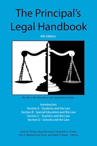 Beispielbild fr Principal's Legal Handbook, 6th ed zum Verkauf von HPB-Red