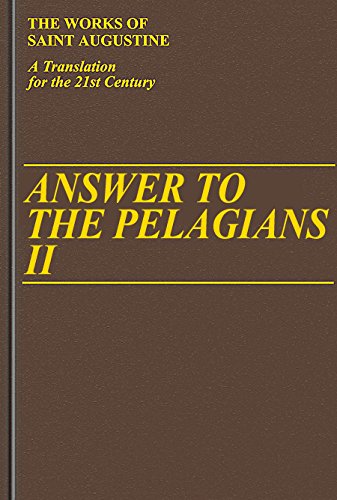 Imagen de archivo de Answer to the Pelagian II: Vol 1 a la venta por Revaluation Books