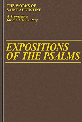 Stock image for Expositions of the Psalms 51-72 (Vol. III/17) (The Works of Saint Augustine: A Translation for the 21st Century) for sale by SecondSale