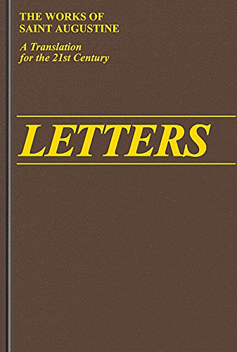 Stock image for Letters vol 1 (Works of Saint Augustine) for sale by Revaluation Books