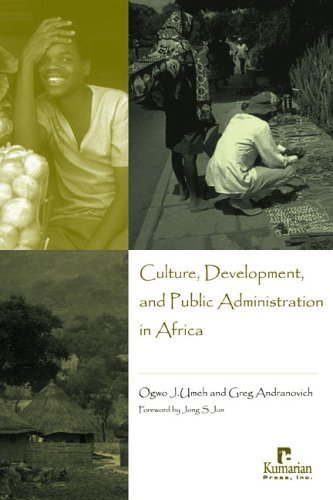 Imagen de archivo de Culture, Development, and Public Administration in Africa a la venta por Blackwell's