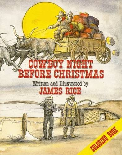 Cowboy Night Before Christmas Coloring Book (The Night Before Christmas Series)