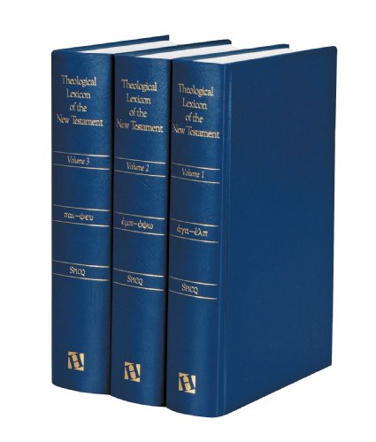 Theological Lexicon of the New Testament, 3 Vol. Se