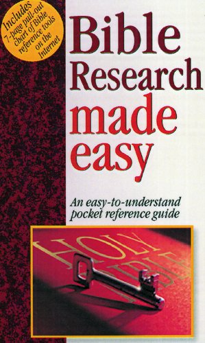 Imagen de archivo de Bible Research Made Easy a la venta por SecondSale