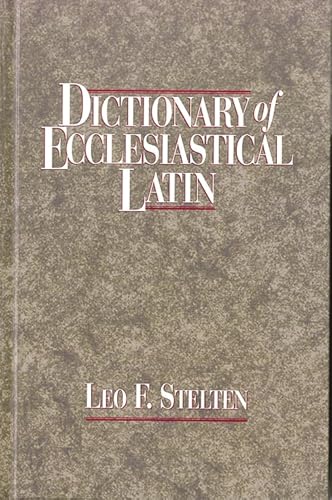 9781565631311: Dictionary of Ecclesiastical Latin