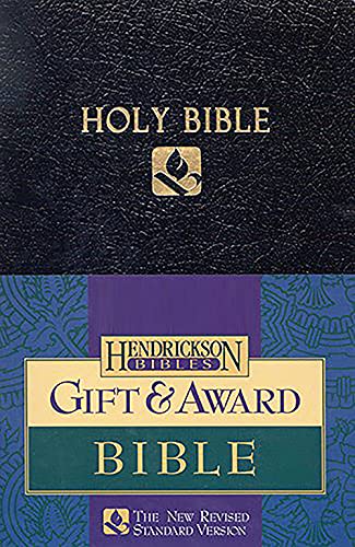 NRSV Gift And Award Bible-Blk Imit