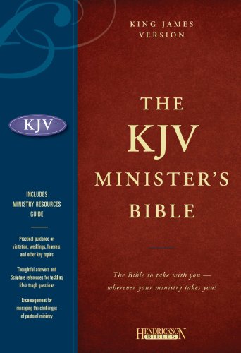 Holy Bible: King James Version Minister's, Black, Genuine Leather (9781565636484) by Bible