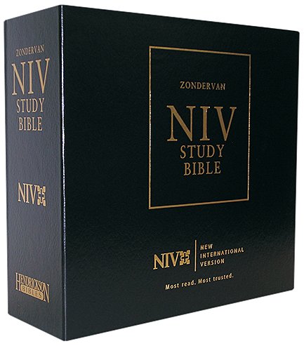 Beispielbild fr Holy Bible: Zondervan New International Version Study Bible zum Verkauf von Books From California