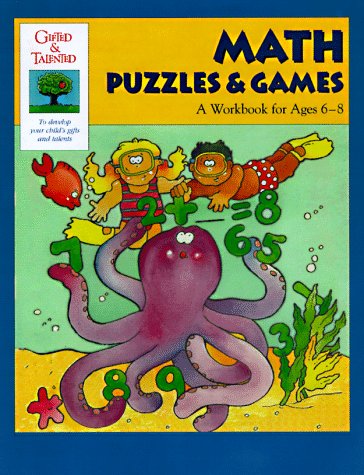 9781565658356: Math Puzzles and Games (Gifted & talented series)