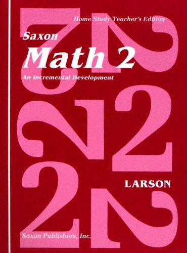 Imagen de archivo de Saxon Math 2 Homeschool Teacher's Manual 1st Edition a la venta por HPB-Red