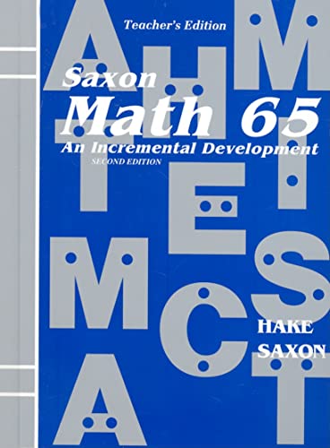 Immagine dell'editore per Math 65: An Incremental Development venduto da ThriftBooks-Reno