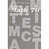 Beispielbild fr Home Study Packet for Saxon Math 76: Test Forms zum Verkauf von Better World Books