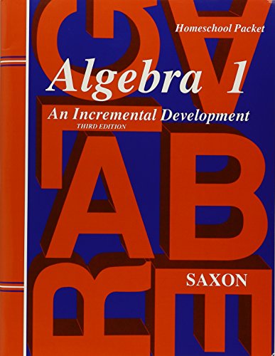 Stock image for Algebra 1: An Incremental Development - Homeschool Packet, 3rd Edition for sale by HPB-Diamond