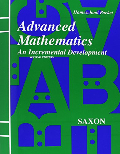 Beispielbild fr Advanced Mathematics: An Incremental Development - Homeschool Packet, 2nd Edition zum Verkauf von HPB-Red
