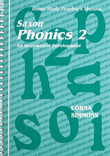 Saxon Phonics 2 Homeschool Teachers Edition First Edition 2001