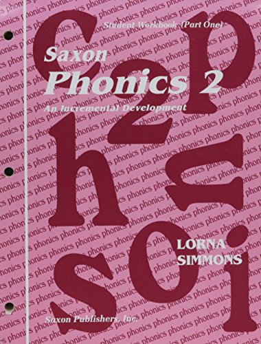 Imagen de archivo de Saxon Phonics 2 an Incremental Development Student Workbook Part One a la venta por Goodwill of Colorado