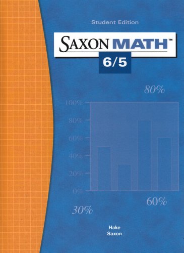 Imagen de archivo de Saxon Math 6 5 (Saxon Math 6/5) a la venta por Allied Book Company Inc.