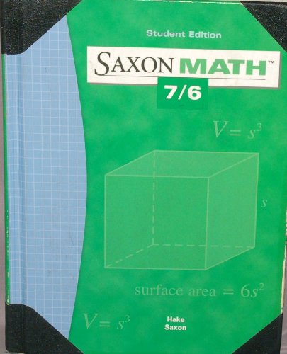 9781565775077: Saxon Math 7 6