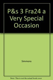 Stock image for P&s 3 Fra24 a Very Special Occasion for sale by Better World Books
