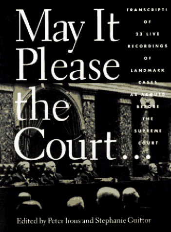 Imagen de archivo de May It Please the Court a la venta por Open Books