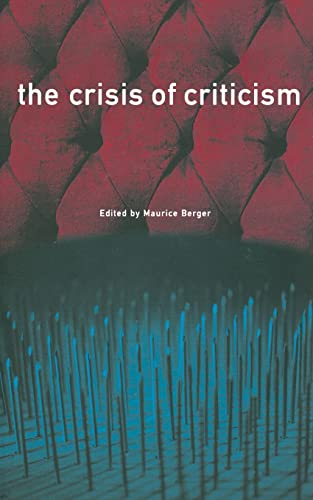 Beispielbild fr The Crisis of Criticism zum Verkauf von BooksRun