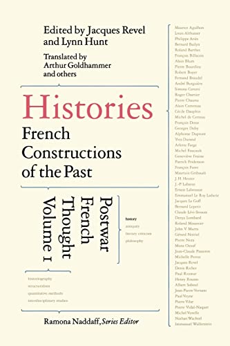 Stock image for Histories: French Constructions of the Past : Postwar French Thought for sale by SecondSale