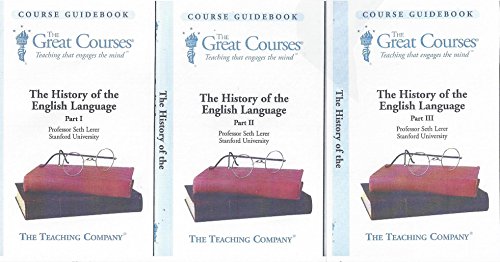 Imagen de archivo de History of the English Language (The Teaching Company) 18 CD Set a la venta por HPB-Red