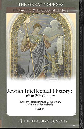 Beispielbild fr Jewish Intellectual History: 16th to 20th Century zum Verkauf von HPB-Red