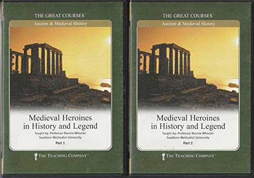 Stock image for The Teaching Company - The Great Courses; Ancient & Medieval History: Medieval Heroines in History and Legend Part 1 and Part 2 (2 Plastic Cases, 2 Course Guidebooks and 12 Audio CDS - 2002) for sale by Wonder Book