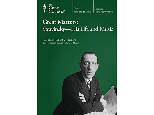 Great Masters : Stravinsky - His Life and Music ( Great Courses No. 754 ) Set of 2 DVDs and Cours...