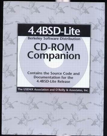 Stock image for 4.4Bsd-Lite Source Cd-Rom for sale by GF Books, Inc.