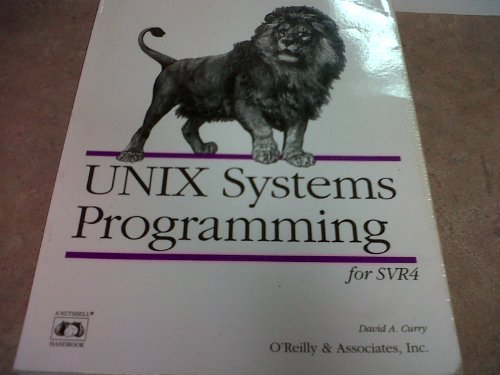 Beispielbild fr UNIX Systems Programming for SVR4 zum Verkauf von Better World Books