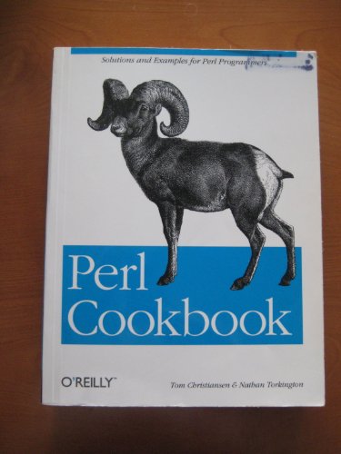 Imagen de archivo de Perl Cookbook a la venta por Better World Books