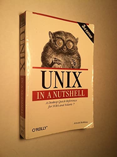 Beispielbild fr UNIX in a Nutshell: System V Edition, 3rd Edition (In a Nutshell (O'Reilly)) zum Verkauf von Wonder Book