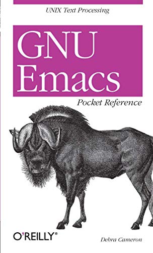 Stock image for GNU Emacs Pocket Reference: UNIX Text Processing for sale by Wonder Book