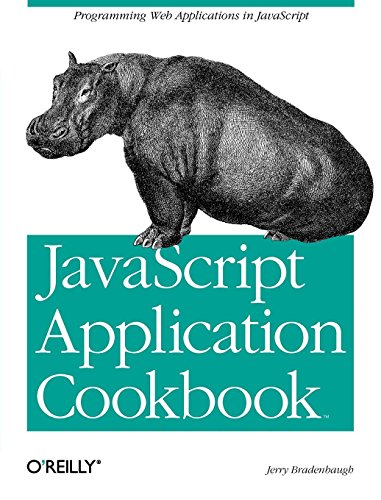 Beispielbild fr JavaScript Application Cookbook zum Verkauf von Blackwell's