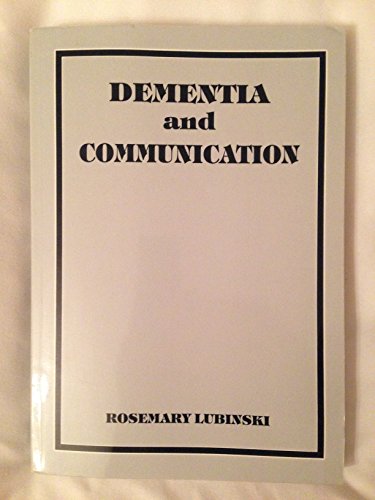 Stock image for Dementia and Communication for sale by HPB-Red