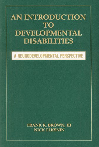 Beispielbild fr An Introduction to Developmental Disabilities : A Neurodevelopmental Perspective zum Verkauf von Better World Books