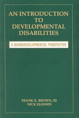 Imagen de archivo de An Introduction to Developmental Disabilities : A Neurodevelopmental Perspective a la venta por Better World Books
