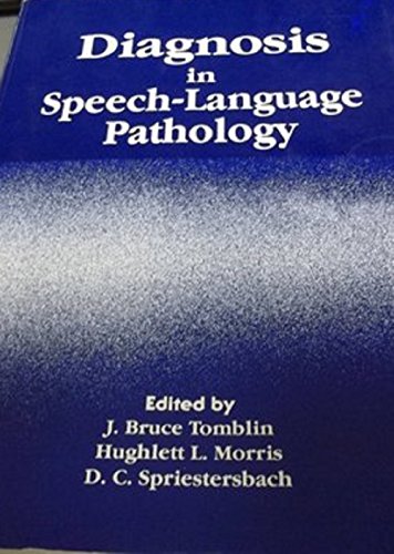 Imagen de archivo de Diagnosis in Speech-Language Pathology a la venta por Wonder Book