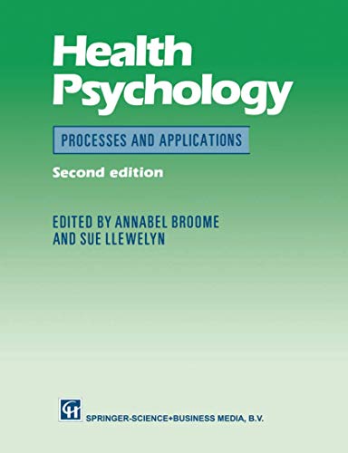 9781565932265: Health Psychology: Process and Applications