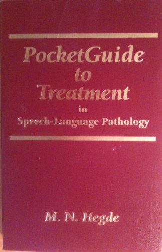 Imagen de archivo de Pocket Guide to Treatment in Speech-language Pathology a la venta por Reuseabook