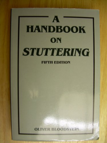Imagen de archivo de A Handbook on Stuttering a la venta por Anybook.com