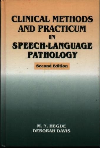 Stock image for Clinical Methods and Practicum in Speech-Language Pathology (Singular textbook series) for sale by AwesomeBooks